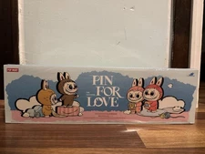 POP MART THE MONSTERS Pin for Love Series-Vinyl Plush Pendant Blind Box (N-Z)