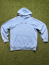 Vintage Rare 00s Y2K Nike Air Center Swoosh Hoodie UNC Carolina Sky Blue Size XL