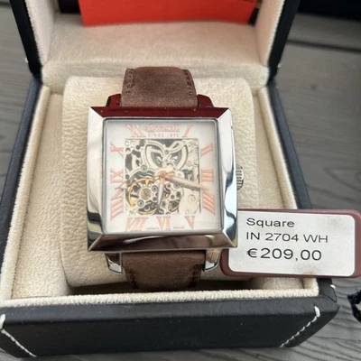 Ingersoll Herrenuhr automatik Square IN 2704 WH in OVP ungetragen mit Bedienung. - Bild 1 von 4