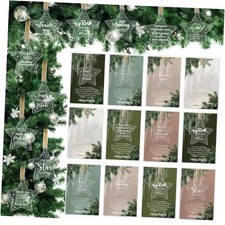 Sets Thank You Gifts Christmas Ornament for Team Star Acrylic 30 White