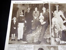 ROBERT WADLOW Alton Illinois GIANT Tallest Man in World PHOTOS 1935 Rotogravure 