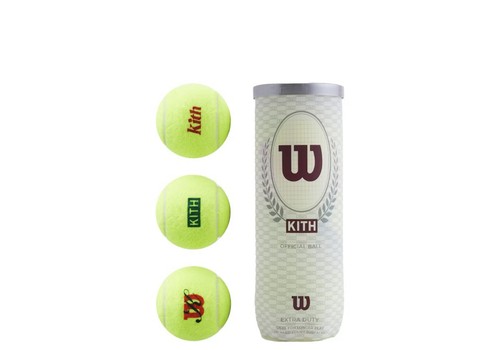 Kith x Wilson Set di Palline da Tennis Regolari (Gialle) Sigillate Nuove - Foto 2 di 4