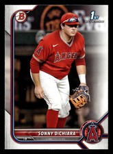 Sonny DiChiara 2022 Bowman Draft 1st RC #BD-16 Los Angeles Angels ROOKIE *004