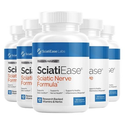 1-3Pack SciatiEase Labs Sciatic Nerve Formula, R-ALA&PEA,Supports Nerve Wellness