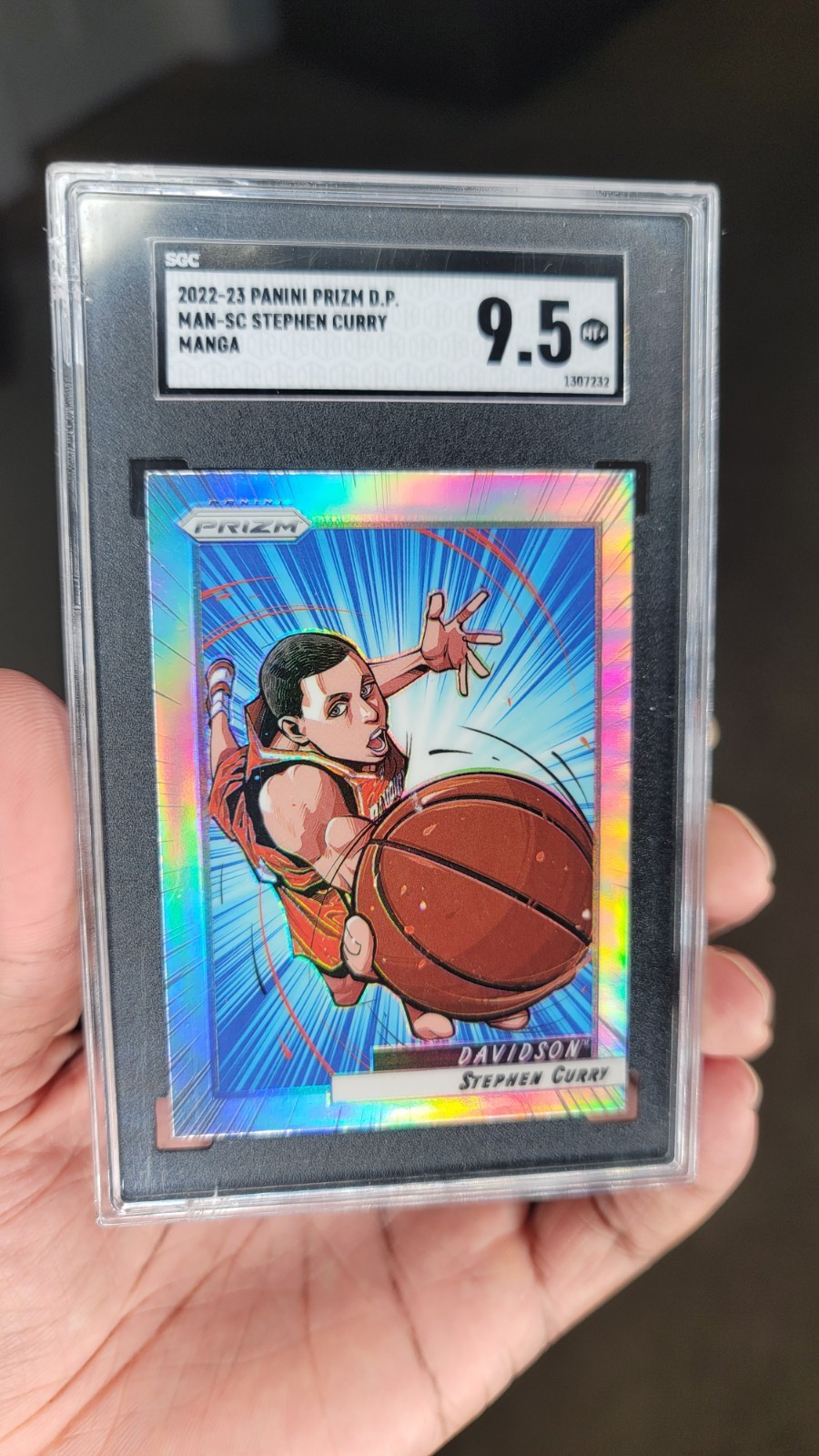 2022 Prizm Draft Picks Stephen Curry Manga Davidson