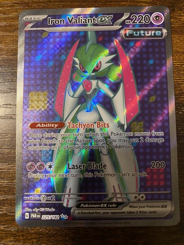 Holofoil - Iron Valiant ex - 225/182 - Paradox Rift - NM