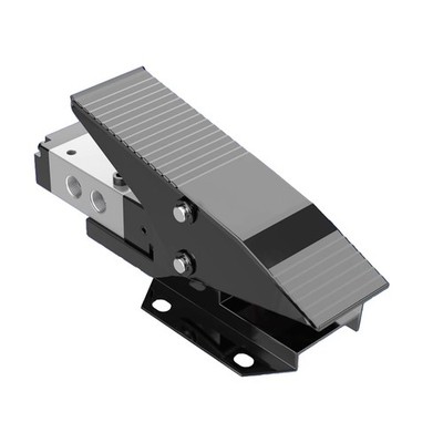 5 Way 3 Position Pneumatic Valve, 1Mpa Center Closed Foot Pedal Valve with G1...