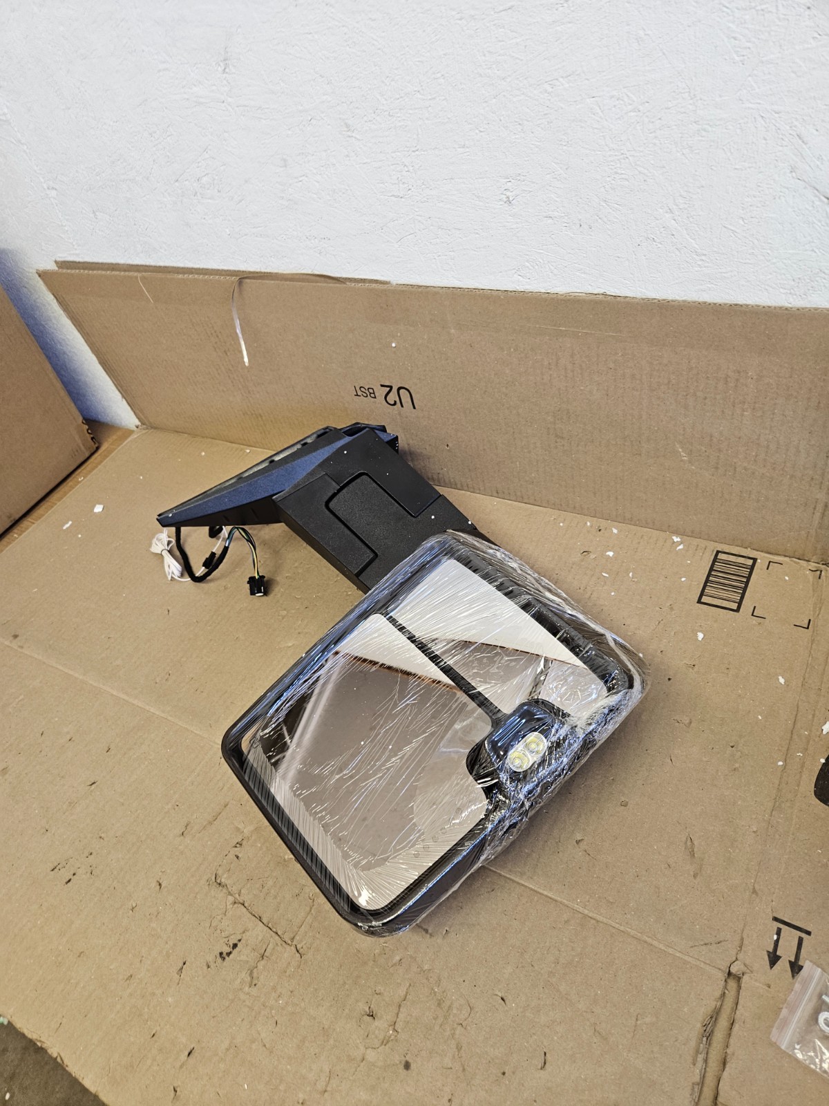 Black Tow Mirrors Smoked Switchback for 2007-2014 Chevy Silverado GMC Sierra