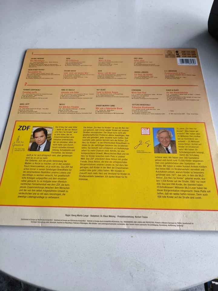 🎵Die Superhitparade Im ZDF - 10 Jahre »Ein Herz Für Kinder«🎵 LP Top Zustand 👌 - Bild 2 von 2