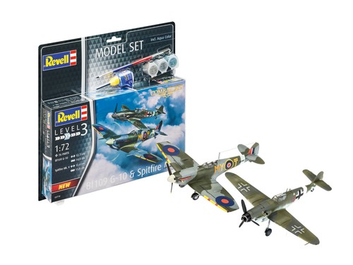 Juego Modelo Combate Revell 63710 Bf109G-1 | Zustand: Neu