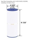 2 Pack Spa Filter 04036 Compatible with C-4325 PA225 CX225RE C225filter FC-1220 — photo 2
