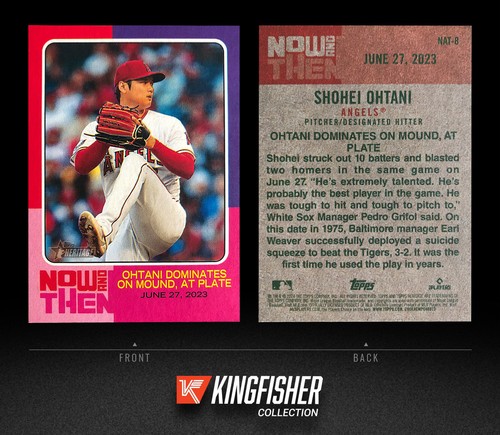 2024 Topps Heritage Now and Then #NAT-8 Shohei Ohtani Dodgers