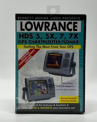 Lowrance Hds Series 5, 5x, 5m, 7, 7m Chartplotters/Fishfinders DVD