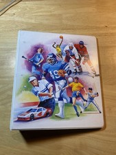 1991 Pro Set Card Collectors Album Binder Mixed Sport Edition. Gebrauchter Zustand.