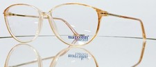 Vintage MARCOLIN FANTASY 1216 324 Eyeglasses CRYSTAL BEIGE New Plastic 53-13-135