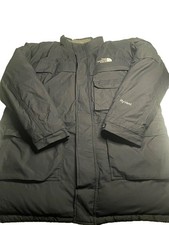 The North Face Mens Black Long Parka Coat XXL...