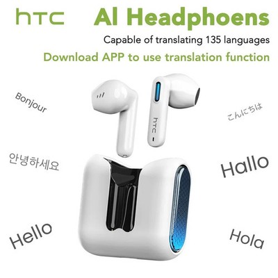 HTC NE49 Wireless Bluetooth Earbuds TWS AI Translator Low Latency Kopfhörer