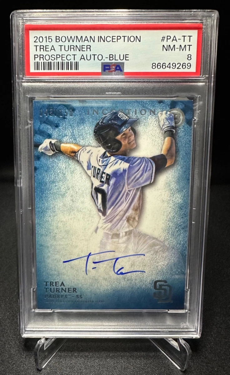 Trea Turner Professional Sports Authenticator (PSA) Baseball