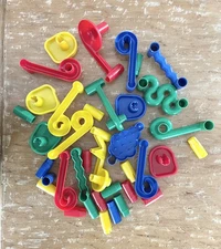 Discovery Toys Marble Run- Vintage- Marble Works- 37 Pieces