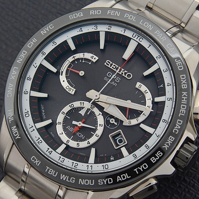 SEIKO ASTRON Dual Time Solar Powered GPS SBXB051 8X53-0AD0-2 SEIKO ASTRON Dual Time Solar Powered GPS SBXB051 8X53-0AD0-2