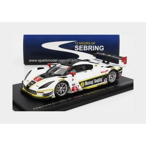 1:43 SPARK Chevrolet Corvette Dp #5 Winner 12H Sebring 2015 J.Barbosa  43SE15 - Immagine 2 di 2