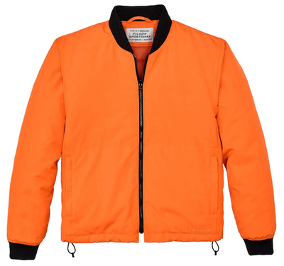 #ad Filson Down Liner Jacket Blaze Orange Goose Fill Zip In Compatible XXL 2XL NWT $329.99