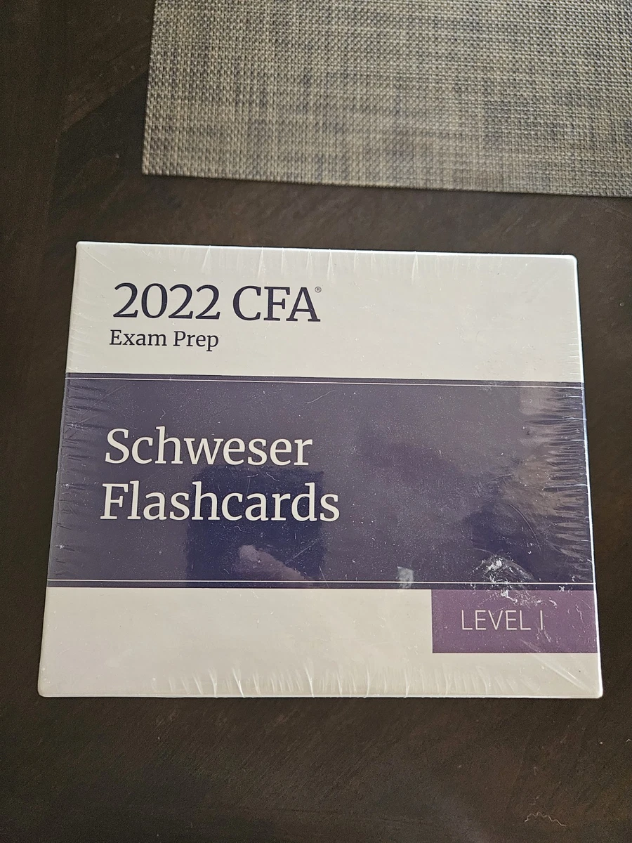 Cfa Level 1 Schweser for sale | eBay