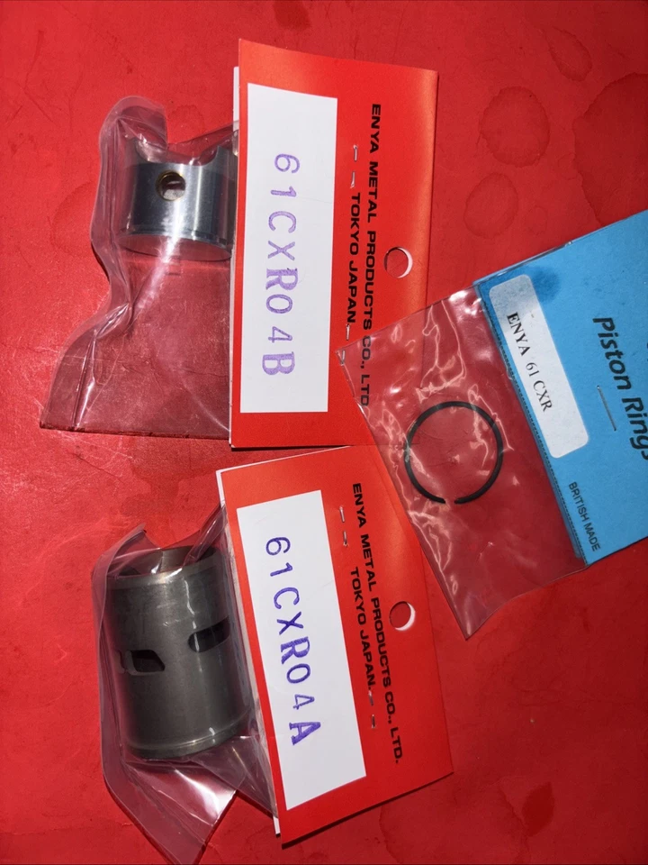 ENYA .61 CX SIDE EXHAUST PISTON,SLEEVE & RING ASSY NIP - Image 2 of 2