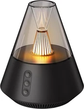Kipcush Sleep Haven: Sound Machine with Nightlight 30 Non-Looping Black 