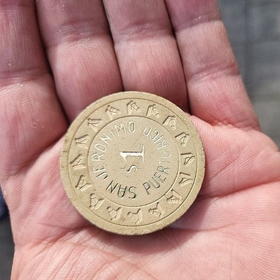 $1 San Jeronimo Hilton San Juan Puerto Rico Casino Chip  ****RARE RARE****