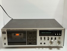 TEAC A-510 Stereo Cassette Deck   Double Cassette Tape Player   Tested  Working
