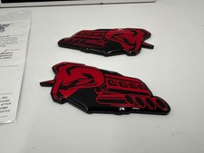 2026 Ram 1500 2500 5.7l 6.4l V8 Hemi 3d Fender Emblem Decal Badge Nameplate Red