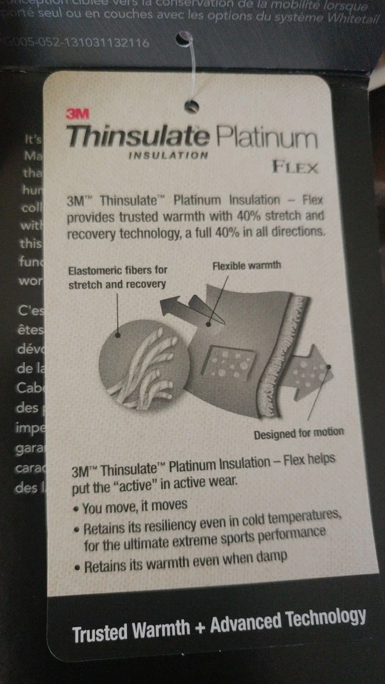 NWT $329 Mens Cabela's Instinct Reliant Tec Parka Realtree Xtra L XL XXL - Image 3 of 4