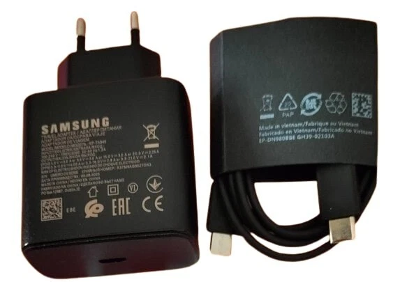 CARGADOR ORIGINAL SAMSUNG SUPER RAPIDO 45W ,CON CABLE - Imagen 2 de 4