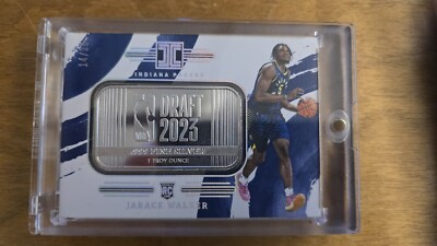 2023-24 Panini Impeccable Jarace Walker NBA Logoman 999 Silver Bar Pacers /20