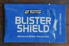 2Toms 6 pack of Single Use Blister Shield Packets NEW