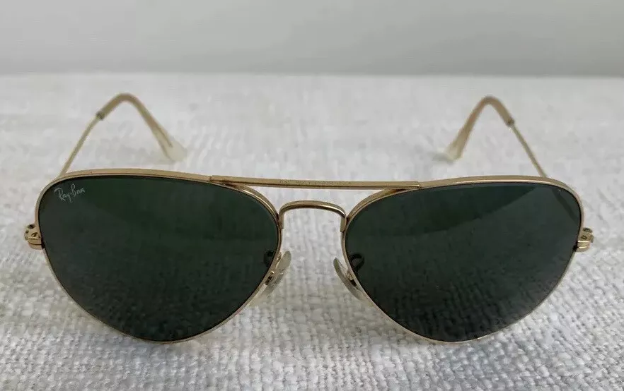 Vintage B L RAY BAN L0205 VTAS Aviator Sunglasses Gold Metal 58 14 Made in USA