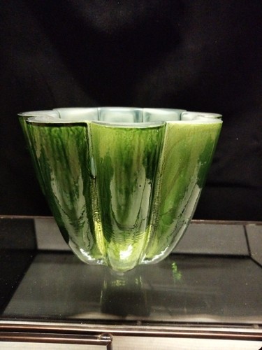 VITROCOLOR RECYCLED ART GLASS CANDLE HOLDER - VASE.
