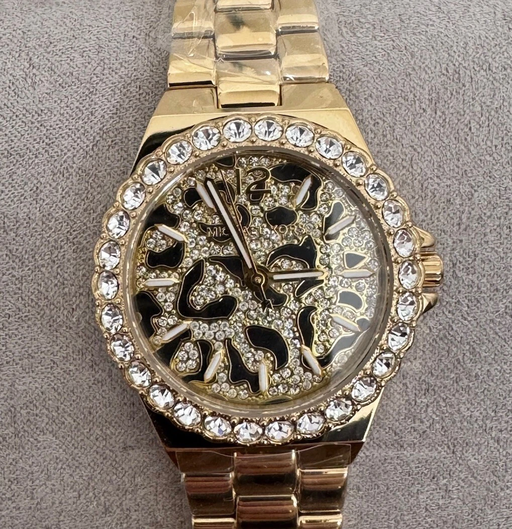 Orologio Michael Kors MK7394 Lennox tre lancette acciaio inox tono oro