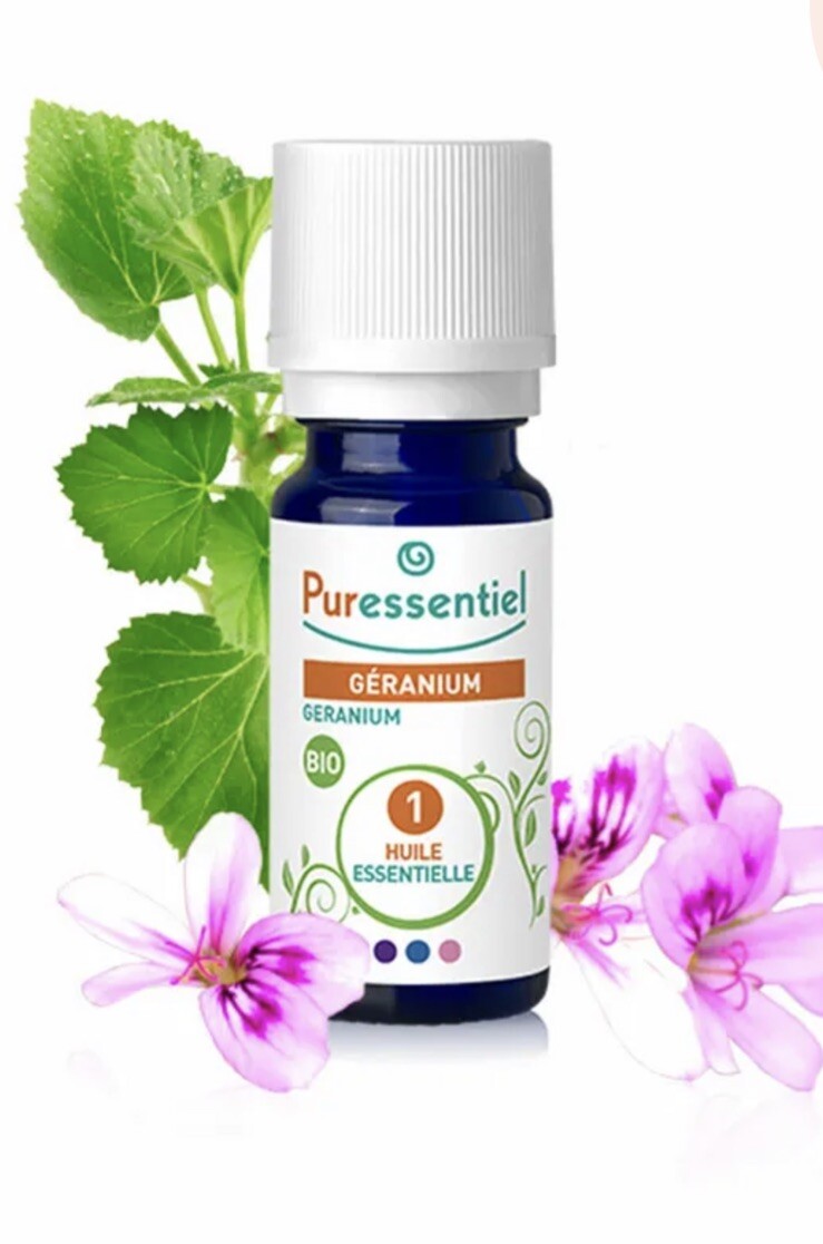 Huile essentielle géranium bio Puressentiel pour diffuseur salon - 2