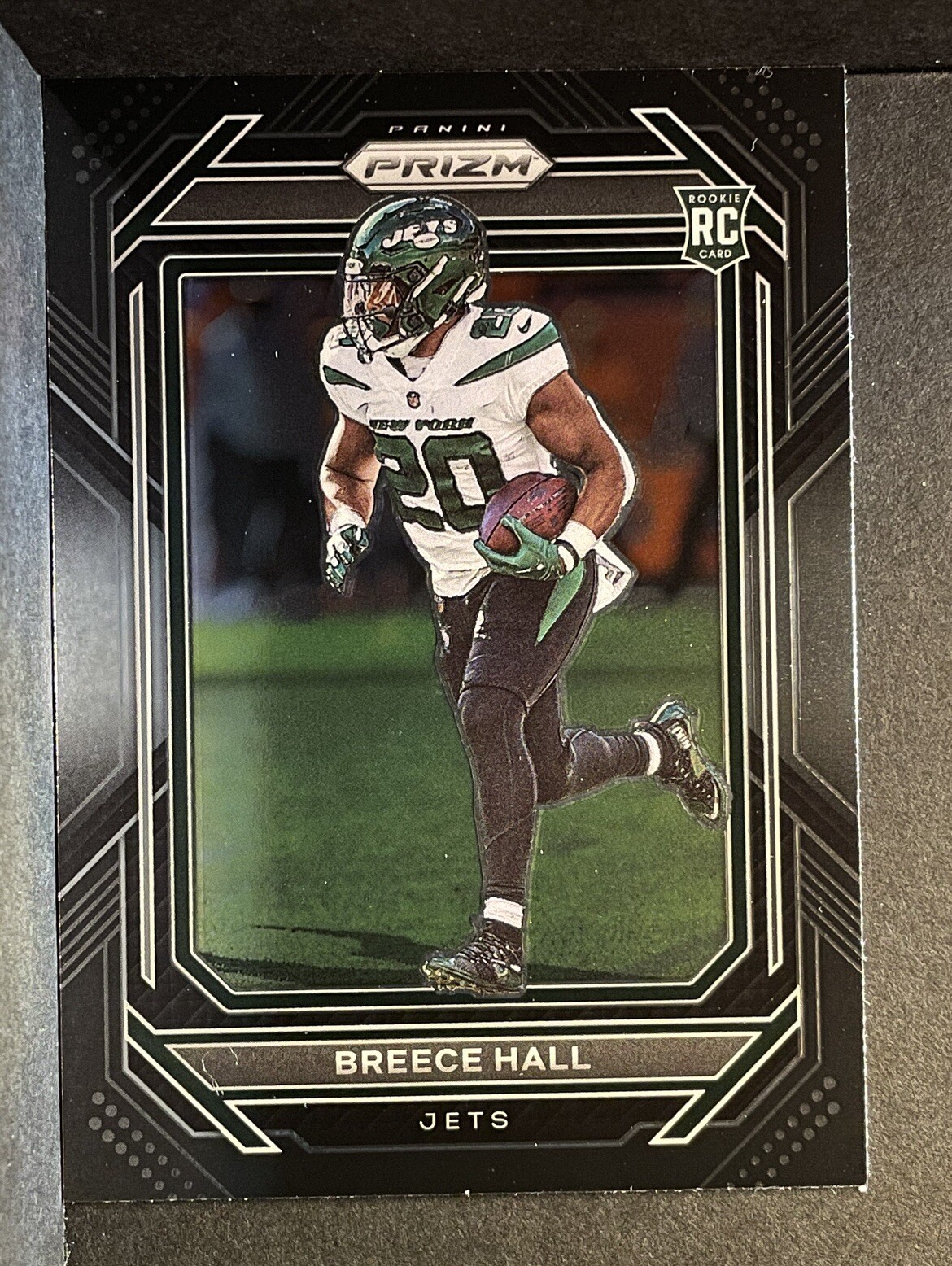 2022 Panini Chronicles Prizm Black Breece Hall #PB-17 Rookie RC JETS