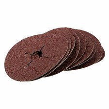 115mm 4.5&rdquo; 36 Grit Coarse Fibre Sanding Abrasive Discs For Wood Metal