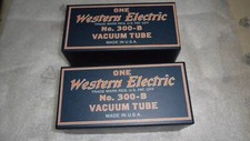 300B WESTERN ELECTRIC COPPIA DI SCATOLI ORIGINALI PER 300B WESTERN ELECTRIC