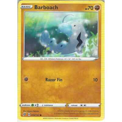 099/192 Barboach | Common | Pokemon Sammelkartenspiel Schwert & Schild Rebel Clash