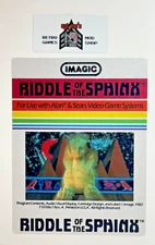 Atari 2600 Replacement Label - Imagic - Riddle of the Sphinx