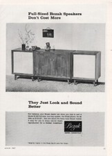 Bozak - B-300 Speaker - Original Magazine Ad - 1967