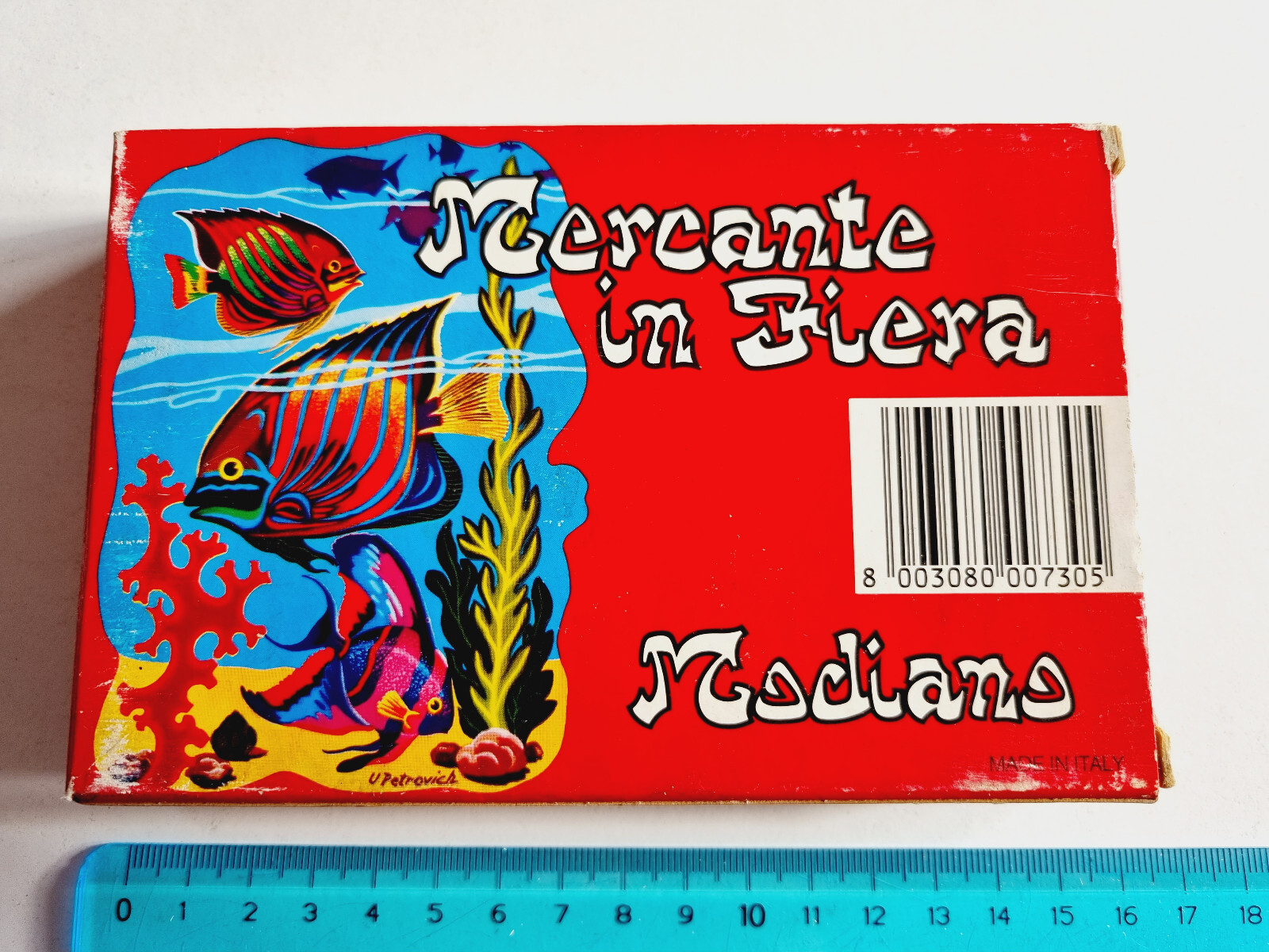 Karten Von Spiel Kaufmann In Messe Modiano Original Vintage Playing