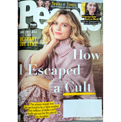People Magazine October 28, 2024 - Bethany Joy Lenz, Taylor & Travis