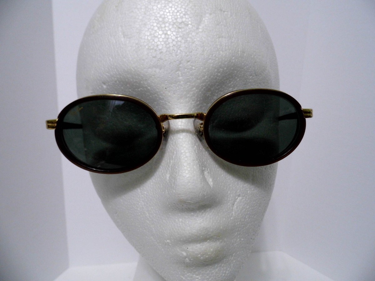 Vintage B&L Ray Ban W2814 PQAS Brown/ Gold Side Cups Diner Vintage B&L Ray Ban W2814 PQAS Brown/ Gold Side Cups Diner