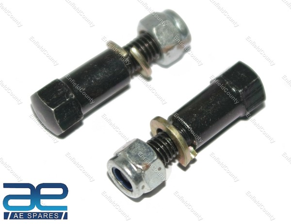 Kupplungs- & Bremshebel-Mutter-Schraubensatz Set 2 FüR Royal Enfield Bullet-image
